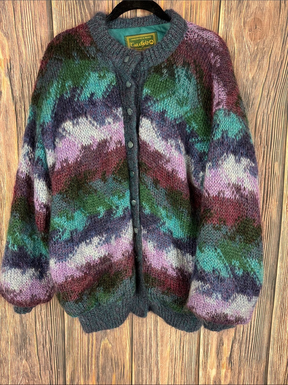 Vintage Taragold Mohair  “Northern Lights” Oversized Sweater